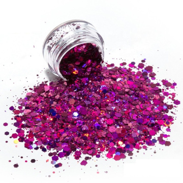 Nail art laser glitter powder rainbow glitter powder holographic effect powder